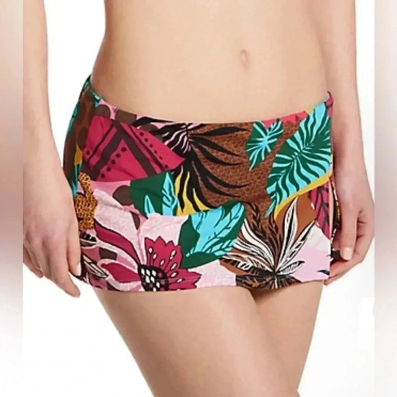 Bleu Rod Beattie Run Wild Contour Bikini Top And Skirted Bottom - Picture 7 of 14